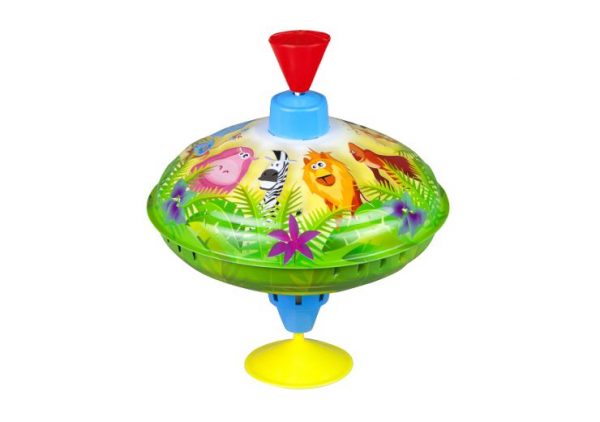 LENA-BOLZ Humming top 16 cm jungle animals,